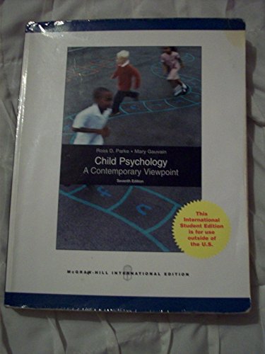 Imagen de archivo de Child Psychology: A Contemporary View Point (Int'l Ed) a la venta por AwesomeBooks