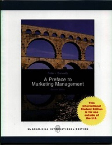 9780071283359: Preface to Marketing Management
