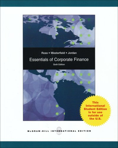 Beispielbild fr Essentials of Corporate Finance zum Verkauf von ThriftBooks-Atlanta