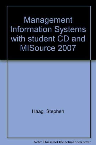 Imagen de archivo de Management Information Systems for the Information Age a la venta por Phatpocket Limited