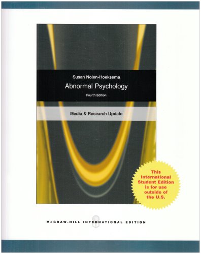 9780071284318: Abnormal Psychology. Media and Research Update