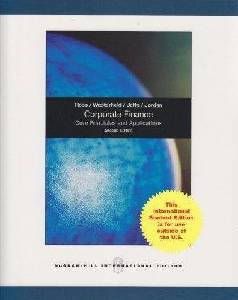 9780071284332: Corporate Finance: Core Priciples and Applications