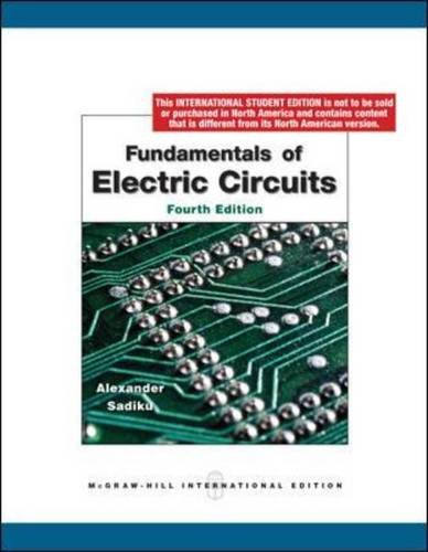 Fundamentals of Electric Circuits (9780071284417) by Alexander, Charles K.