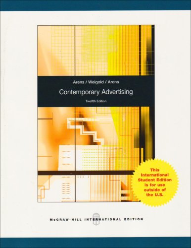 Imagen de archivo de Contemporary Advertising a la venta por ThriftBooks-Dallas