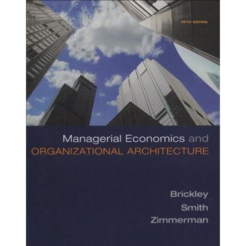 Beispielbild fr Managerial Economics & Organizational Architecture zum Verkauf von WorldofBooks