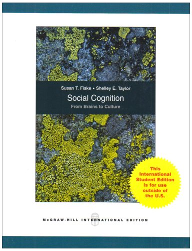 Beispielbild fr Social Cognition: From Brains to Culture zum Verkauf von Anybook.com