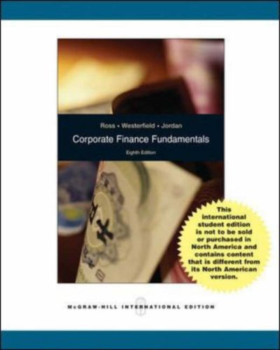 Stock image for Corporate Finance Fundamentals ALT ISE for sale by medimops