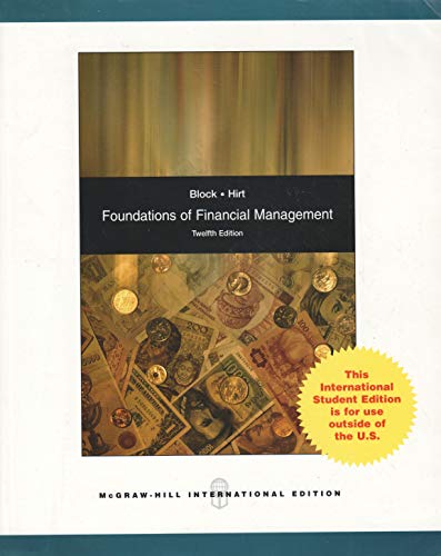 Beispielbild fr Foundations of Financial Management: Text and Educational Version of Market Insight and Time Value of Money Insert zum Verkauf von Ammareal