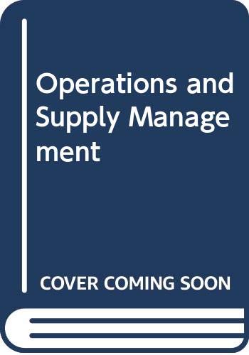 Operations and Supply Management with Student DVD-ROM (9780071285735) by Jacobs, F. Robert; Chase, Richard B