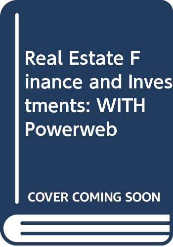 9780071286121: WITH Powerweb (Real Estate Finance and Investments)