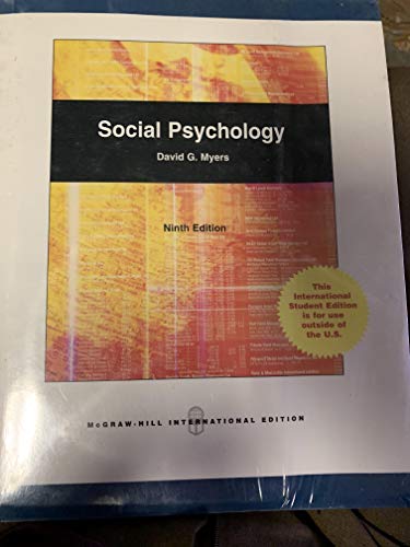 9780071286701: Social Psychology, 9E (Hb 2008)