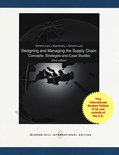 Beispielbild fr Designing and Managing the Supply Chain 3e (Int'l Ed): AND Student CD zum Verkauf von AwesomeBooks