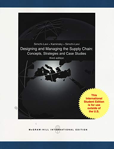 Imagen de archivo de Designing and Managing the Supply Chain 3e (Int'l Ed): AND Student CD a la venta por AwesomeBooks