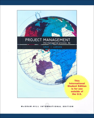 Stock image for Project management: The Managerial Process (Book & CD): WITH MS Project CD and Student CD for sale by AwesomeBooks