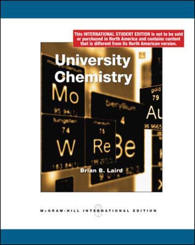 9780071287746: University Chemistry (Int'l Ed)