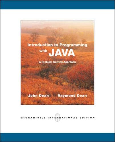 9780071287814: Introduction to Programming with Java