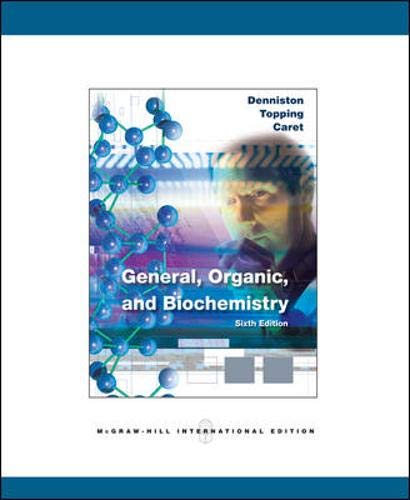 Beispielbild fr General, Organic and Biochemistry zum Verkauf von Wonder Book