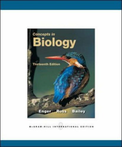 Beispielbild fr Concepts in Biology. Eldon Enger, Frederick Ross and David Bailey zum Verkauf von ThriftBooks-Atlanta