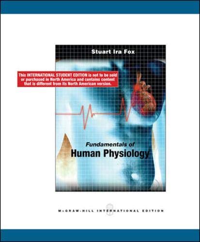 Stock image for Fundamentals of Human Physiology for sale by Better World Books