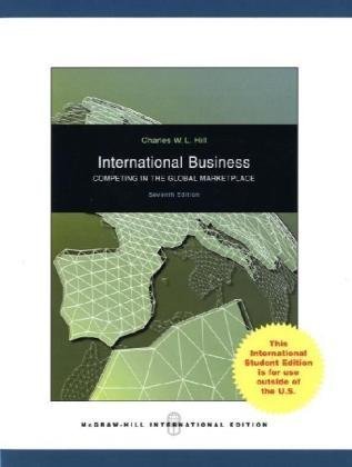 Beispielbild fr International Business: Competing in the Global Marketplace zum Verkauf von medimops