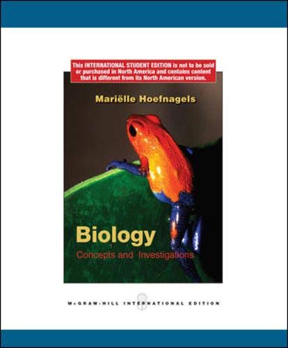 Stock image for Biology: Concepts and Investigations for sale by Versandantiquariat Felix Mcke
