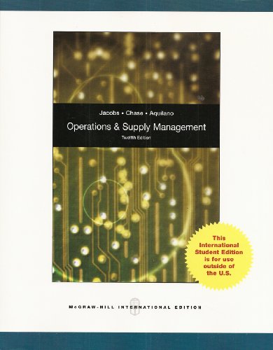 9780071288040: Operations and Supply Management