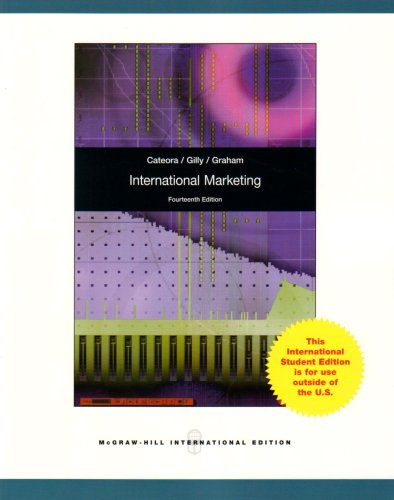 Imagen de archivo de International Marketing a la venta por ThriftBooks-Dallas