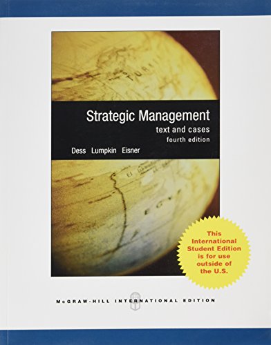 Imagen de archivo de Strategic Management a la venta por Romtrade Corp.