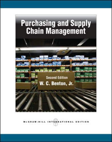 9780071289139: Purchasing and Supply Chain Management
