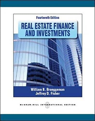 Stock image for Real Estate Finance Investments (Int'l Ed) for sale by Front Cover Books