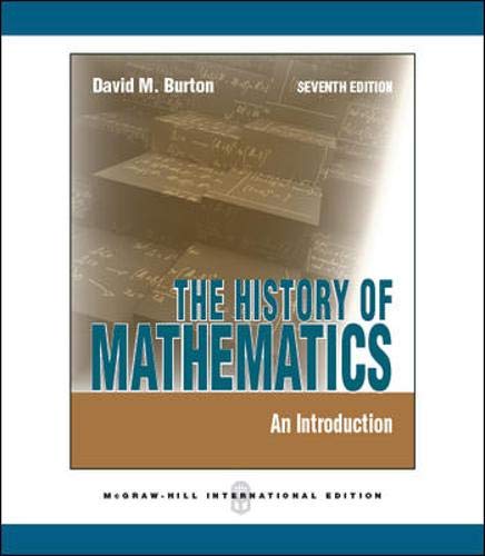 9780071289207: The History of Mathematics: An Introduction (Int'l Ed)