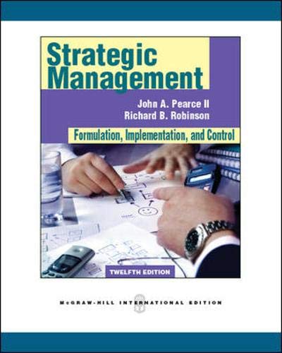 Imagen de archivo de Strategic Management a la venta por ThriftBooks-Dallas