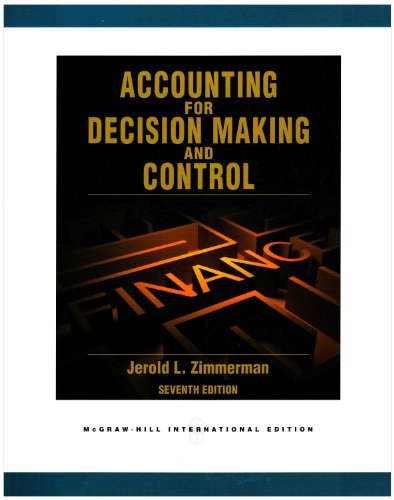 Stock image for Accounting for Decision Making and Control for sale by GF Books, Inc.