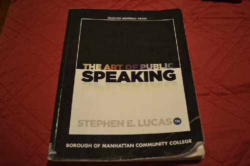 9780071310413: The Art of Public Speaking (Int'l Ed)