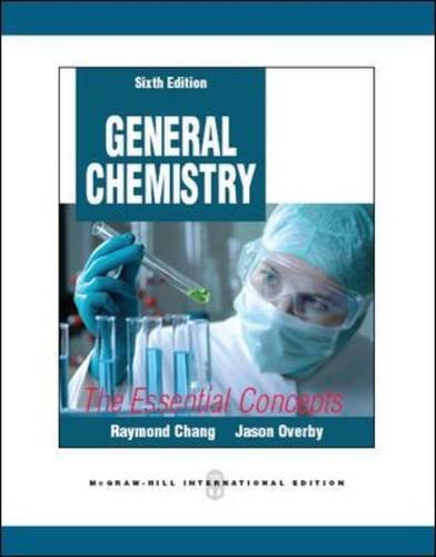 General Chemistry: The Essential Concepts (9780071313681) by Raymond Chang