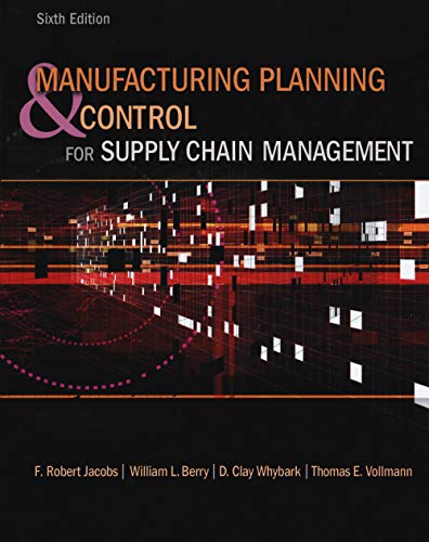Beispielbild fr Manufacturing Planning and Control for Supply Chain Management zum Verkauf von GF Books, Inc.