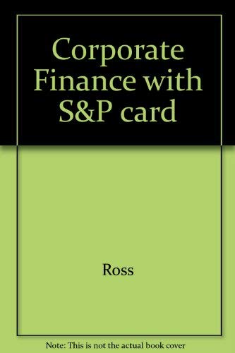 9780071314121: Corporate Finance with S&P card