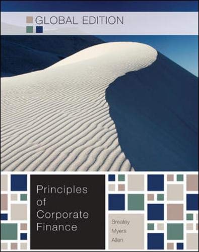 Stock image for Principles of Corporate Finance - Global Edition for sale by medimops