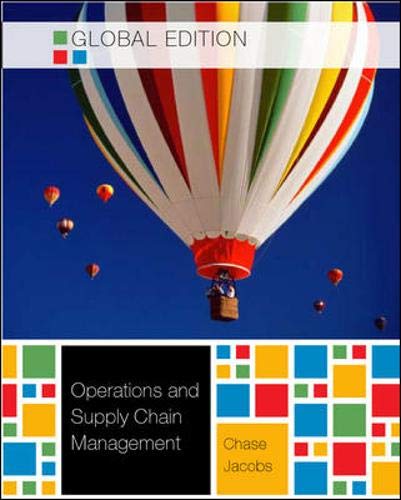 Stock image for Operations And Supply Chain Management 13Ed Global Edition (Pb 2011) for sale by Kanic Books