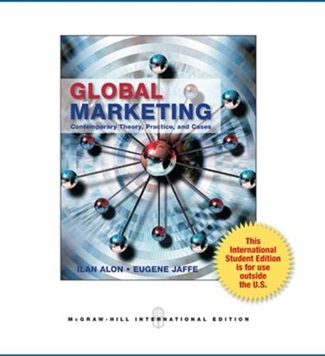 9780071314459: Global Marketing (COLLEGE IE OVERRUNS)