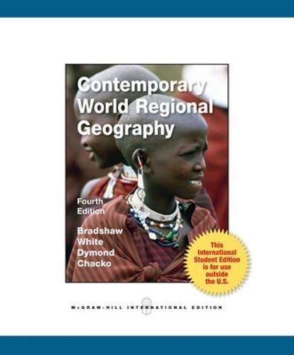 9780071314732: Contemporary World Regional Geography (Int'l Ed) (COLLEGE IE OVERRUNS)