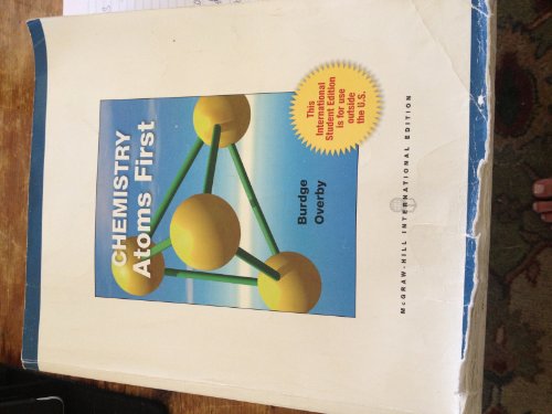 Chemistry: Atoms First (9780071314787) by Julia R. Burdge