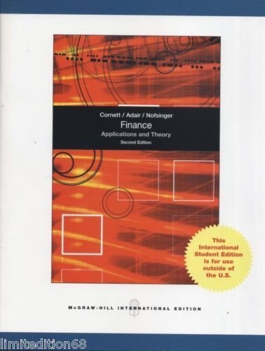 9780071314862: Finance Applications & Theory