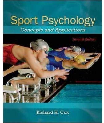 9780071314886: Sport Psychology: Concepts and Applications