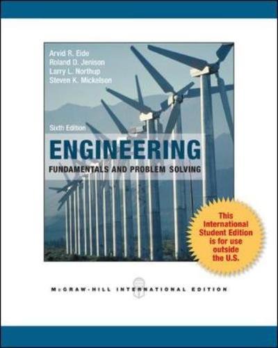 Stock image for Engineering Fundamentals and Problem Solving (Int'l Ed) for sale by SecondSale