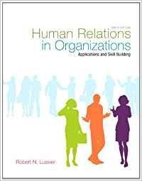 Stock image for Human Relations in Organizations: Applications and Skill Building for sale by HPB-Red