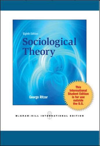 9780071315371: Sociological Theory
