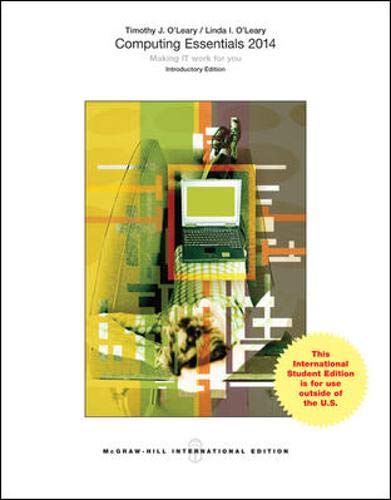 9780071315517: Computing Essentials 2014 Introductory Edition