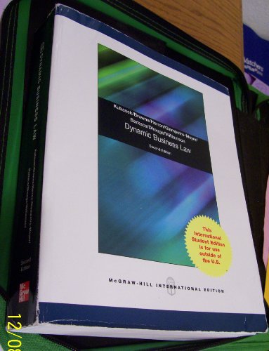 9780071315746: ISE DYNAMIC BUSINESS LAW