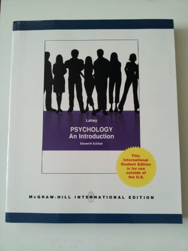 Imagen de archivo de Psychology An Introduction a la venta por SecondSale